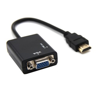 อะแดปเตอร์แปลง hdmi male to vga พร้อมเสียง hdcable 1080 p minihdmi - vga สําหรับ pc