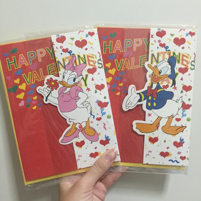 การ์ดอวยพรวันวาเลนไทน์ลายดิสนีย์