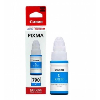 Canon GI-790 C หมึกเติม สีฟ้า ขวด 70 ml. ของแท้