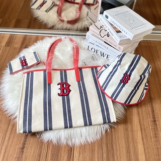 &lt;พร้อมส่ง&gt;กระเป๋าสะพาย ETHNIC STRIPE TOTE BAG 3 สี