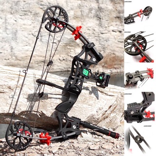 1 ชุด 30-60lbs ยิงธนู M109E Compound Bow Steel Ball Bowfishing Bow IBO 345FPS ขวามือ/ซ้ายมือการล่าสัตว์อุปกรณ์เสริม