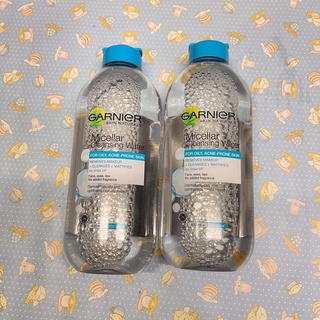 Garnier MICELLAR CLEANSING WATER PURE ACTIVE  การ์นิเย่ ไมเซล่า คลีนซิ่ง วอเตอร์ เพียว แอคทีฟ สีฟ้า