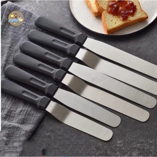 สปาตูล่า Spatula ที่ปาดเค้ก มีดปาด สปาตูลาแบบตรง สปาตูลาแบบงอ