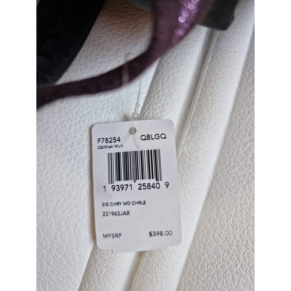 ผ่อน0%~แท้100% กระเป๋าสะพายเป้ MEDIUM CHARLIE BACKPACK IN SIGNATURE CANVAS WITH CHERRy MOTIF (COACH F78254) #4