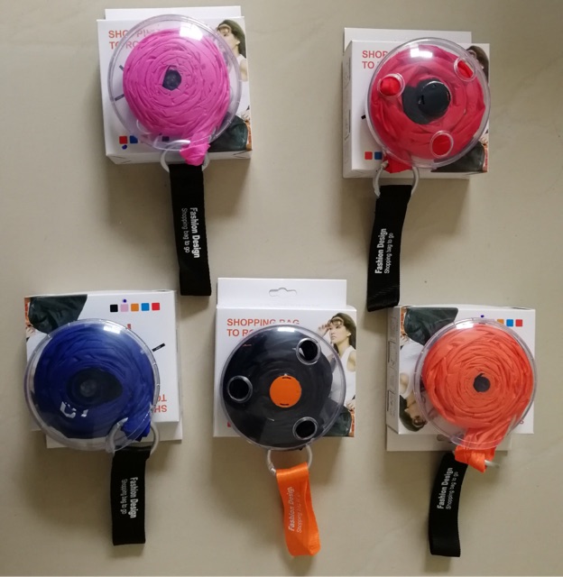 <A-345> S.arw store กระเป๋าผ้า ถุงผ้า พับม้วนเก็บได้ มี 5 สี ไม่มีกล่อง - รูปที่ 7