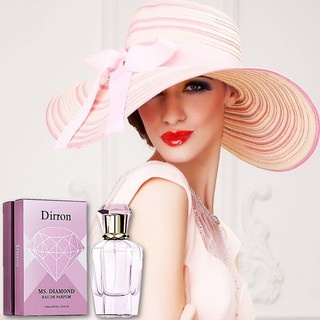 Dirron MS.DIAMOND Eau De Parfum 90ml. น้ำหอมผู้หญิงกลิ่นไฮโซหรูหราบางเบาอ่อนหวานผสานความเซ็กซี่น่าค้นหา