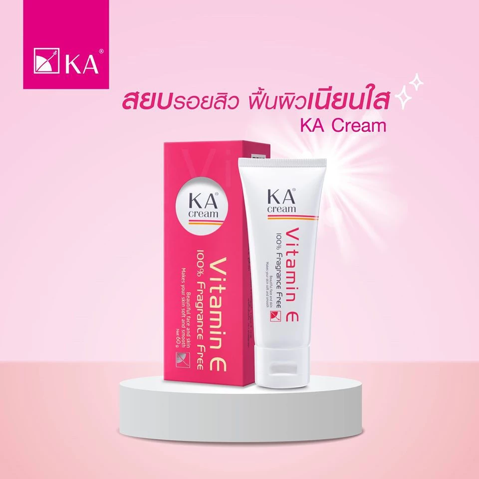 KA Cream 60 g. / เค เอ ครีม (60 กรัม) ครีมวิตามินอีเข้มข้น thumbnail 6