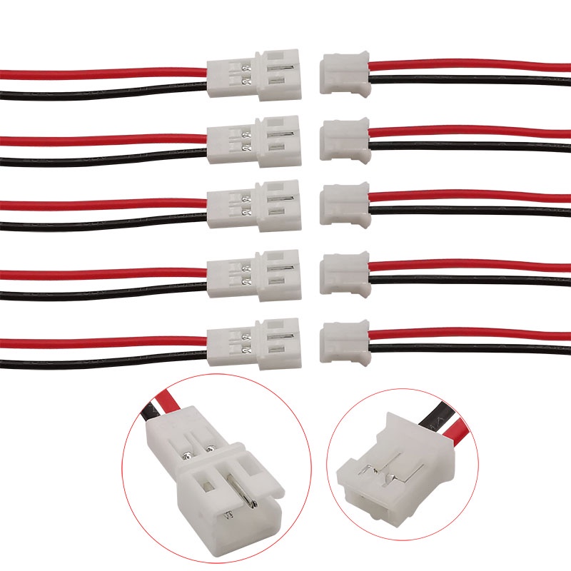 100/50Pair JST-PH2.0 2P Micro Connector JST PH 2Pin Male Female Plug Jack Cables Terminals Connector