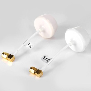 5.8GHz Circular Polarized Antennas RP - SMA for FPV TX RX RC - White(มีสินค้าในไทยพร้อมจัดส่ง)