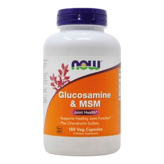 NOW Foods, Glucosamine &amp; MSM, 180 Veg Capsules