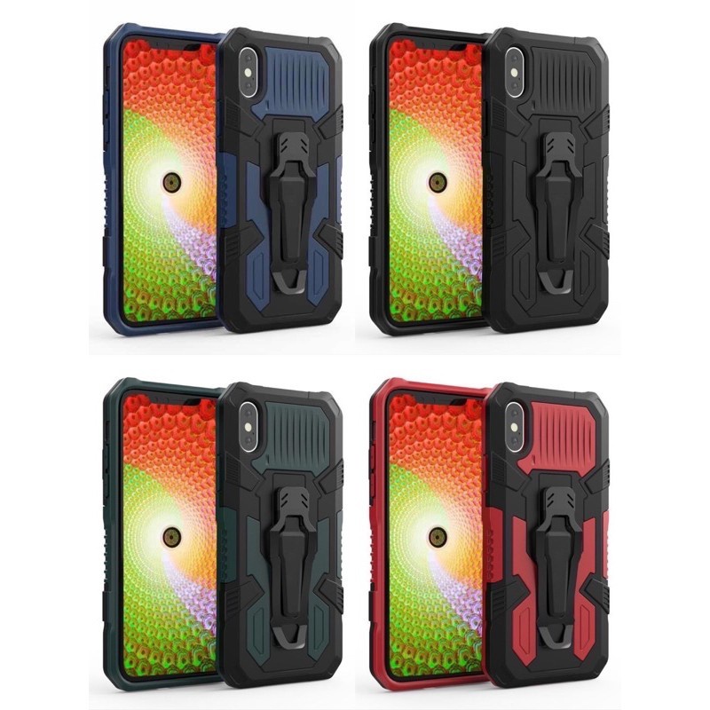 Samsung J2 J7 Prime A11 A12 M12 A22 4G 5G A02 A02s A03s i คริสตัลกันกระแทก Hard Cliper ขาตั้งเคสโทรศ