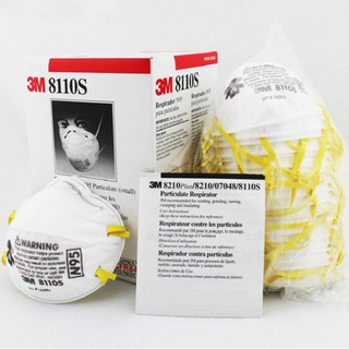 หน้ากากn95 N95 3M 8110S (95% filter effciency level) 20ชิ้น/กล่อง