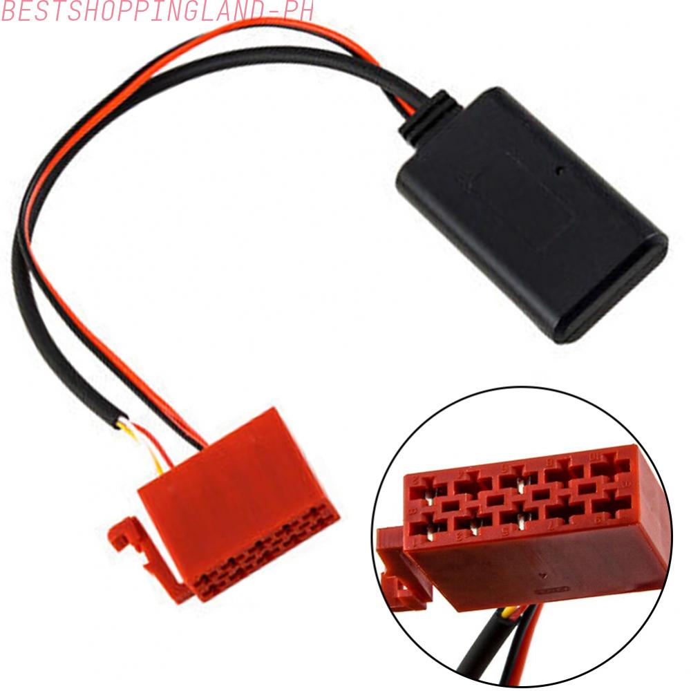 อะแดปเตอร์บลูทูธเพลง AUX สําหรับ Mercedes-Benz W124 W140 W202 W210 R129 BE2210