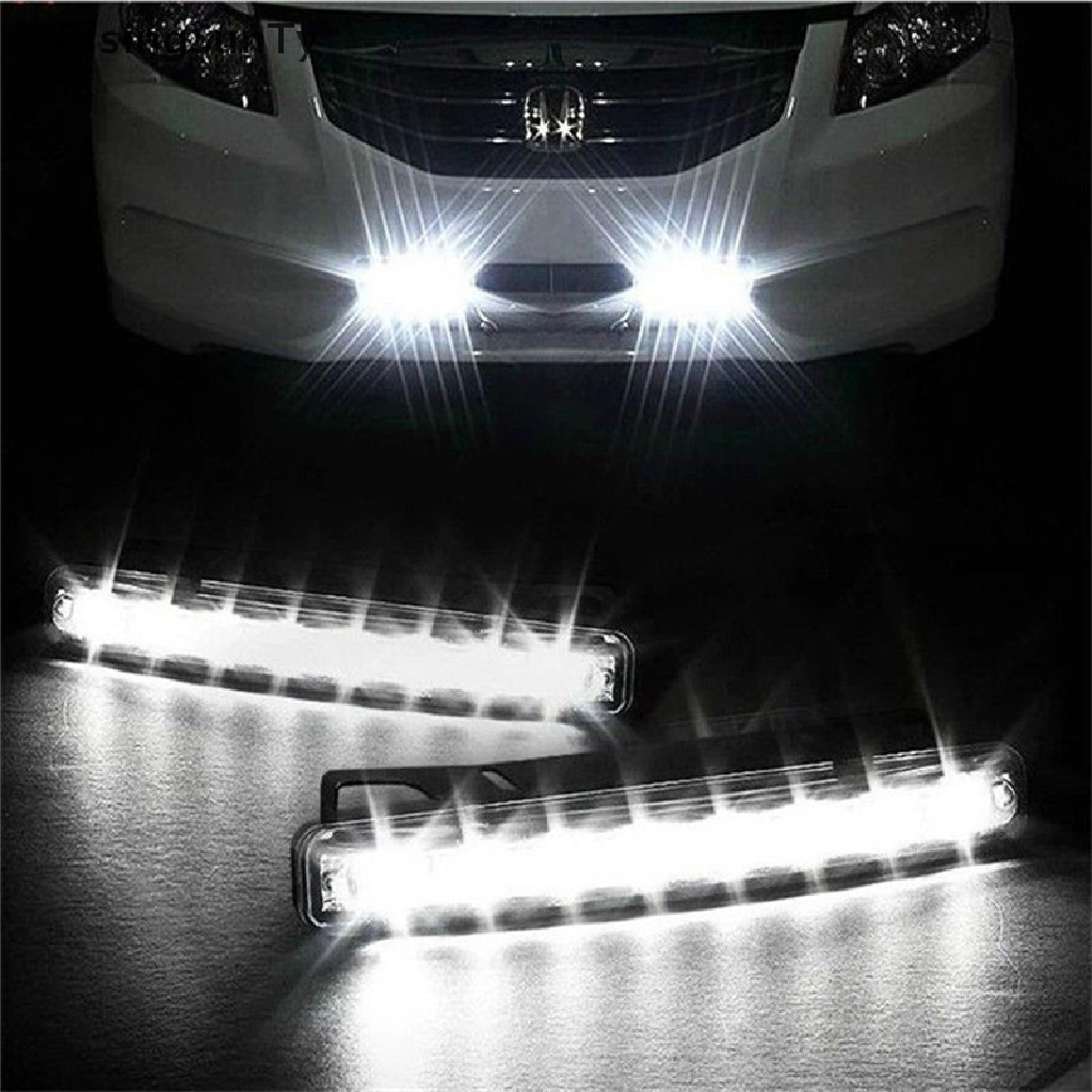 [RisingSunTy] ไฟตัดหมอก LED 8 ดวง สีขาว สําหรับติดรถยนต์ ขายดี