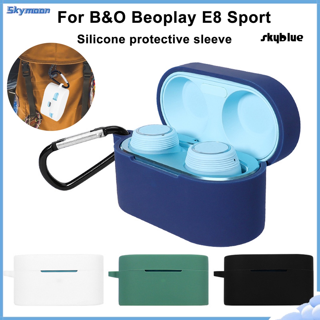 SK เคสป้องกันพร้อมตะขอสําหรับหูฟังไร้สายแบบบาง Olufsen Beoplay E8 Sport