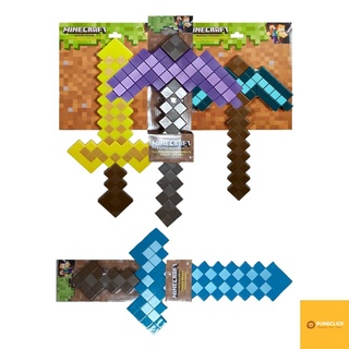 Minecraft Golden Sword/Diamond Pickaxe สวมบทบาทผจญภัยไปกับดาบมายคราฟ ของแท้