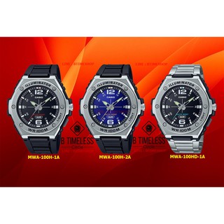 CASIO รุ่น MWA-100H,MWA-100HD / MWA-100H-1A,MWA-100H-2A,MWA-100HD-1A ของแท้100% รับประกันตัวเครื่องและถ่าน 1 ปีเต็ม