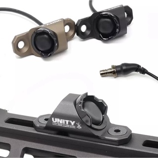 Unity Hot Button for M-lok ปุ่มสวิทช์ไฟฉาย ติดราง M-lok สำหรับไฟฉายทรง sf (Mod-C)