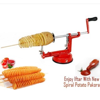 spiral potato slicer เครื่องปั่นมันฝรั่งเกลียวตั้งโต๊ะ