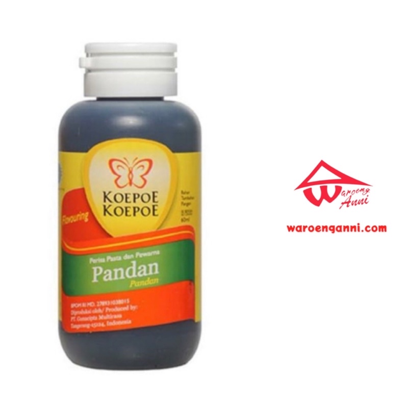 Indonesia Koepoe Koepoe Pasta Pandan / Flavouring Pandan Paste 60 ml
