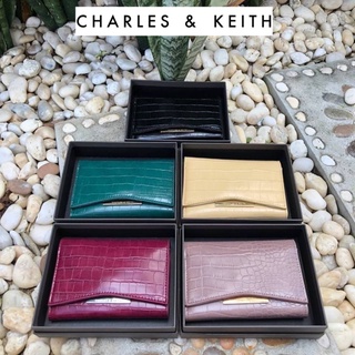 ✔พร้อมส่ง กระเป๋าสตางค์ใบกลาง ck (charles&amp;keith)