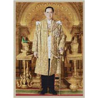 ฉลองพระชนมายุ 80 พรรษา  (CR9-80) ชุดปักครอสติช ภิญญ์ ,Cross Stitch Kit Pinn (Pre Order)