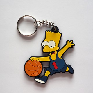 พวงกุญแจยาง Simpson ซิมพ์สัน ซิมสั้น บาส Basketball