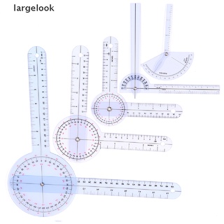 [largelook] ไม้โปรแทรกเตอร์วัดมุมนิ้วมือ 12 8 6 นิ้ว สําหรับแพทย์ 1 ชิ้น ♨ขายดี