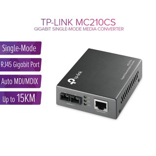 TP-LINK (MC210CS) Ethernet Media Converter Single Mode