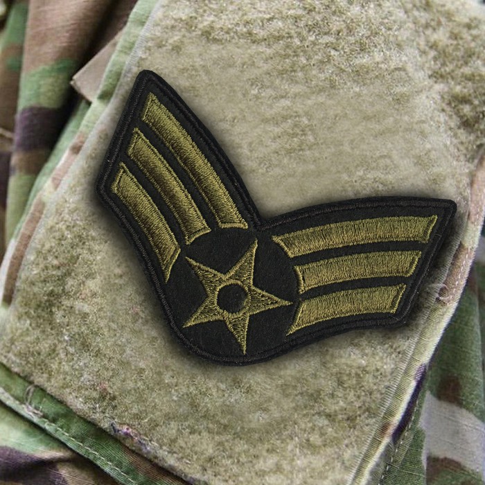 อาร์มทหารติดตีนตุ๊กแก ปักลาย AIR FORCE  อาร์มติดตีนตุ๊กแก AIR FORCE ปีก ดาว อาร์มยศทหารอเมริกา สินค้