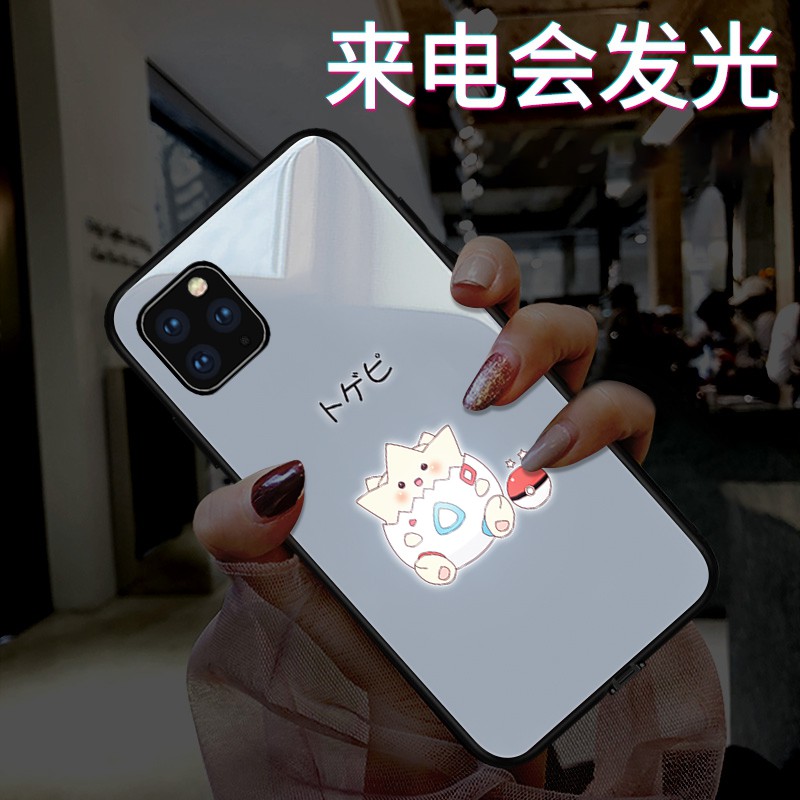 พร อมส ง Apple 11 Promax Phone Case Cute X Luminescent Xr Call 8plus New Iphone Cartoon Max Flash Net Pro Same 6 Shopee Thailand