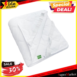 ผ้ารองกันเปื้อน TWIN SIZE MIDORI ผ้ารองกันเปื้อน MATTRESS PAD T MIDORI WHITE