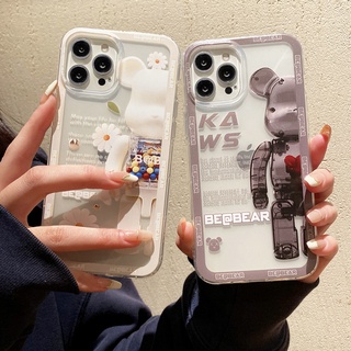 เคส Xiaomi Mi 11T 11 10T 9 8 A3 A2 SE POCO M4 M3 Pro 5G Note 10 Lite 9T K20 Airbag Shockproof Clear Soft Phone Case Bear Back Cover HLE 10