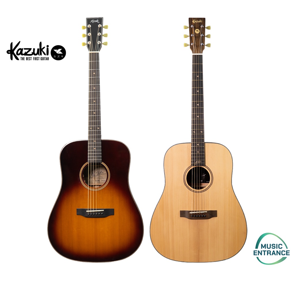 Kazuki x Kob Micro All Solid Top Solid Electric Acoustic Guitar กีตาร์โปร่ง โปร่งไฟฟ้า คาซูกิ กบไมโค