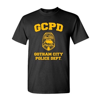 เสื้อยืดลําลอง ผ้าฝ้าย พิมพ์ลาย GOTHAM CITY POLICE DEPT - arkham game แฟชั่นใหม่ สําหรับผู้ชายSize S-5XL