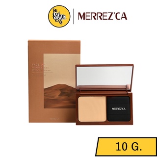 Merrezca Face Up Powder Pact spf 50 pa++ เมอเรซกา เฟซ อัพ พาวเดอร์ แพค กันน้ำ ปกปิด 10กรัม.