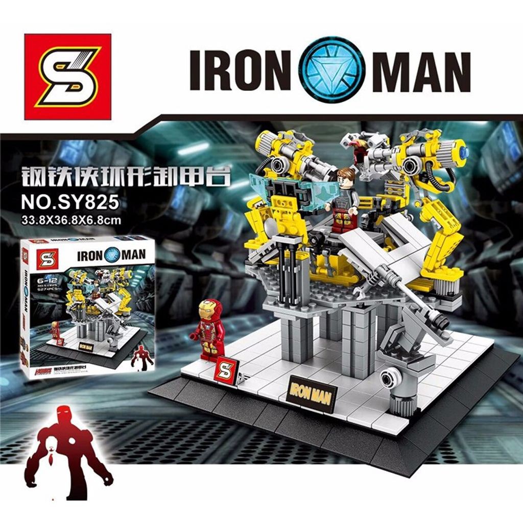 SALE !!!! LEGO  Ironman จำนวน 527 ชิ้น เลโก้ไอรอนแมน พร้อมขั้นตอนการต่อภายในกล่อง