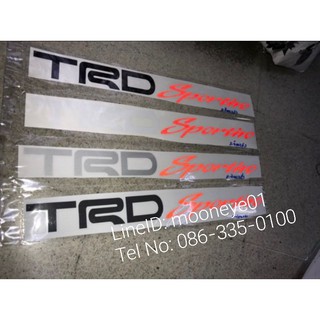 Sticker สติ๊กเกอร์ TRD Sportvio ติดข้างประตู TOYOTA ทุกรุ่น (โตโยต้า)