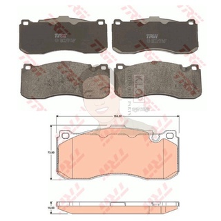 GDB1802 ผ้าเบรค-หน้า(TRW) (เนื้อผ้า COTEC) BMW Series3 320d, 330i, 325d, 330d (E90) 2.0D, 3.0L, 3.0D 2WD 07-12 - /BMW...