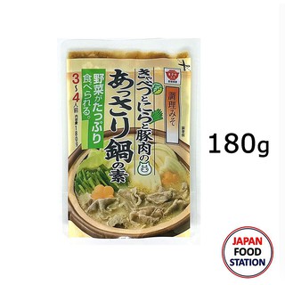 MASUYA  MISO ASSARI NABE NO MOTO 180G (12292) ซุปมิโซะนาเบะ ซอสมิโซะสำหรับทำซุปหม้อไฟญี่ปุ่น JAPANESE SOUP BASE