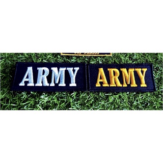 อาร์ม  Army ติดตีนตุ๊กแก สีดำ สีเหลือง