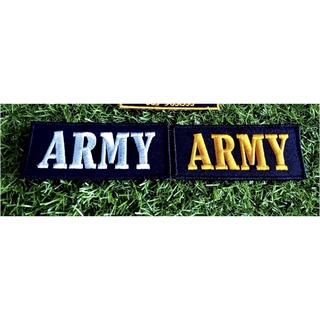 อาร์ม  Army ติดตีนตุ๊กแก สีดำ สีเหลือง