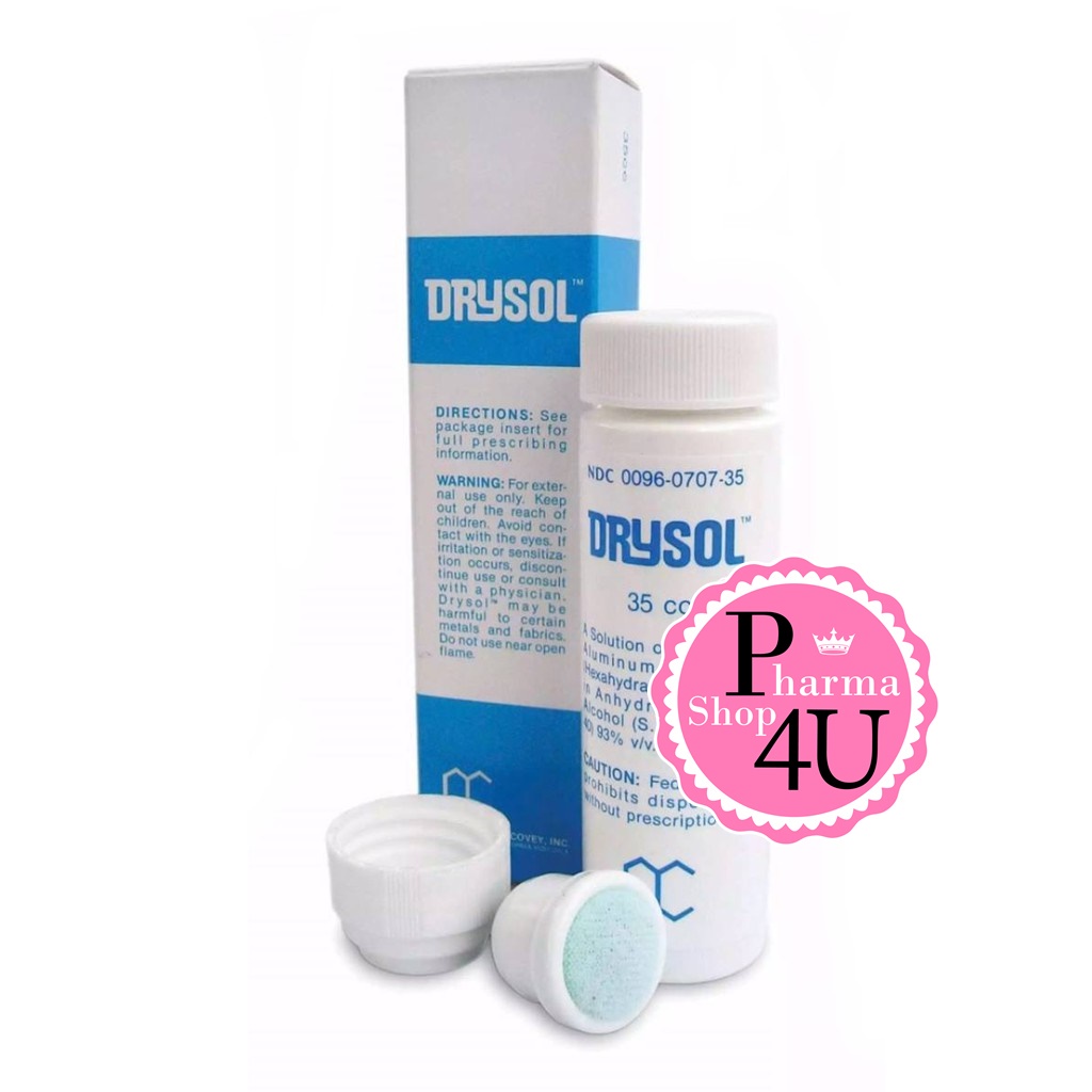 พร้อมส่ง!! DRYSOL ดรายโซล ANTI-PERSPIRANT DAB-ON 35 ML ผลิตภัณฑ์ระงับเหงื่อ มือ เท้า รักแร้  #6683