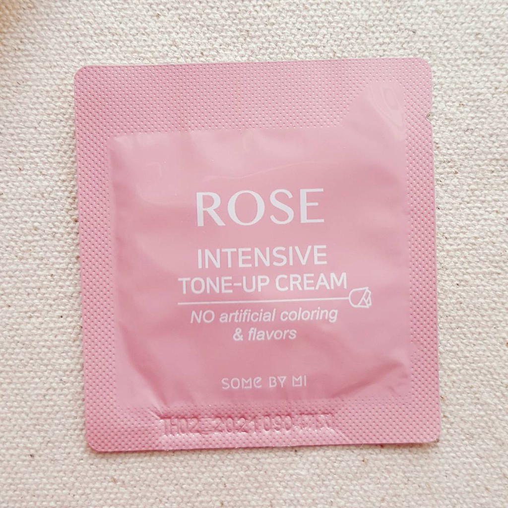 (พร้อมส่ง) Tester Some by mi Rose Intensive Cream 1g. ปรับผิวขาวใส  มีส่วนผสม ของน้ำดอกกุหลาบ วิตามินบี 12