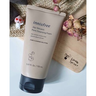 ส่งฟรี Innisfree Jeju Volcanic Pore Cleansing Foam 150ml  โฟมล้างหน้าสูตรสารสกัดจากแร่ธาตุดินภูเขาไฟ SEP01