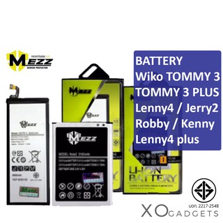 Mezz แบตเตอร์รี่ Wiko TOMMY / TOMMY 3 PLUS  Lenny4 / Jerry2 Robby / Kenny Lenny4 plus toomy3 tommy3+ มีมอก. รับประกัน1ปี