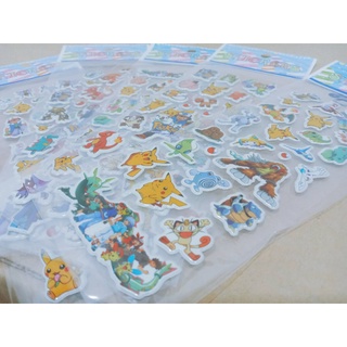 Pokemon และ Monster สติ๊กเกอร์ 3D แบบนูน