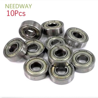 Needway ลูกกลิ้งแบริ่งสกูตเตอร์ 608Zz 8X22X7มม. 10 ชิ้นสําหรับสเก็ตบอร์ดร่องร่อง / หลากสี