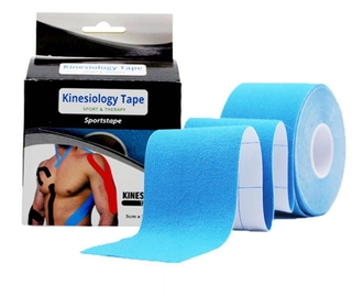 KINESIOLOGY TAPE เทปผ้าพันแผลแบบยืดหยุ่นสําหรับเล่นกีฬา 5 ซม . X 5 ม .