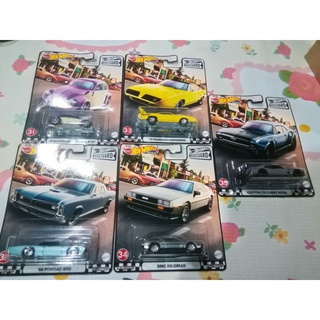 Hotwheels ล้อยาง set5คัน ครบชุดNo.31-35